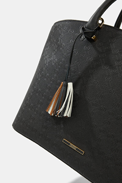 BLACK MONOGRAM BAG 5