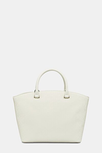 CREAM MONOGRAM BAG 4
