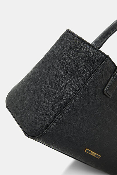 BLACK MONOGRAM BAG 5