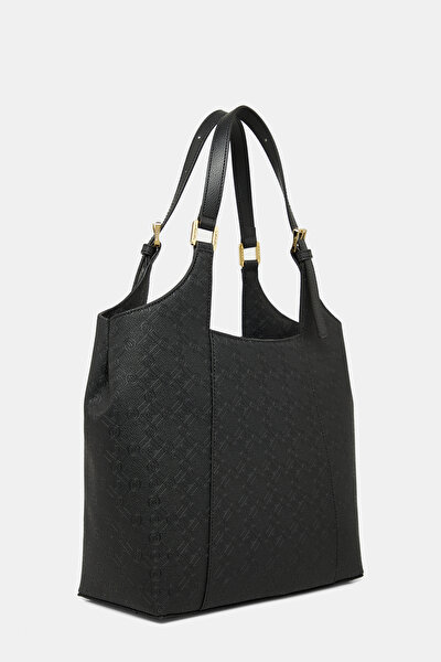 BLACK MONOGRAM BAG 4