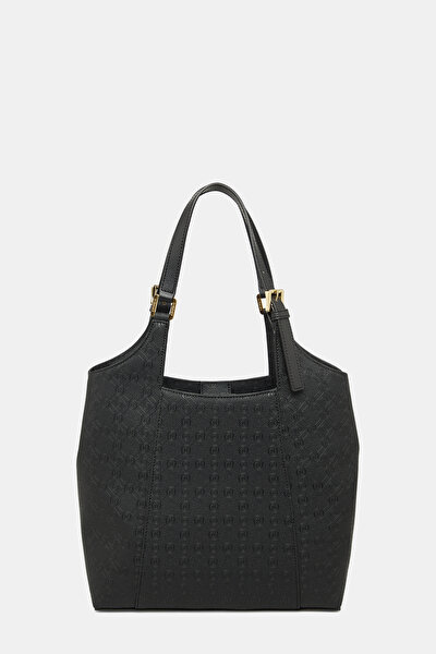 BLACK MONOGRAM BAG 5