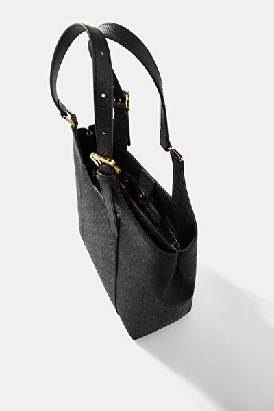BLACK MONOGRAM BAG 9