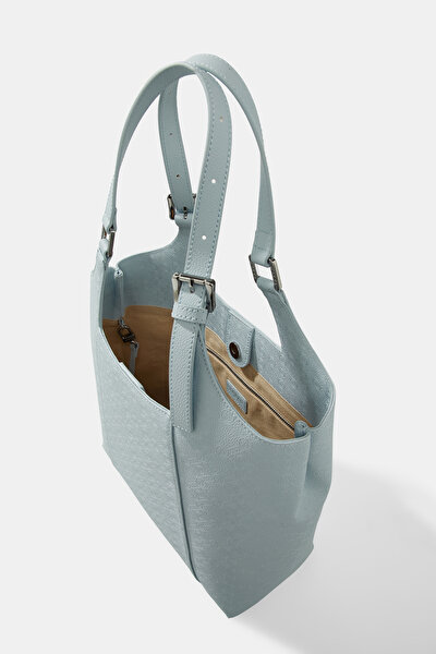 CREAM MONOGRAM BAG 8