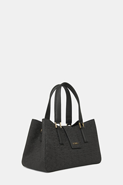 BLACK MONOGRAM BAG 3