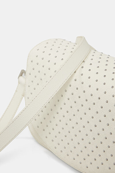 CREAM MONOGRAM BAG 5