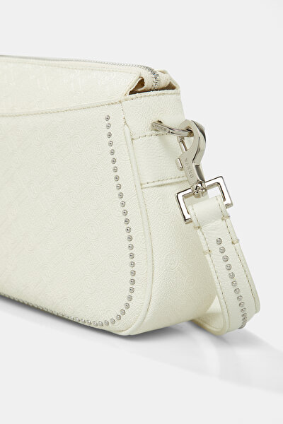 CREAM MONOGRAM BAG 5