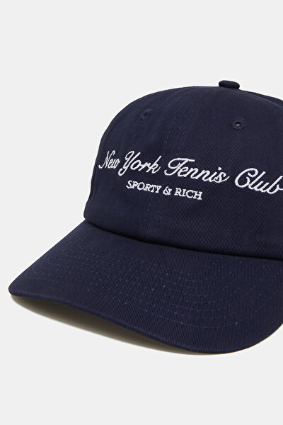 NAVY BLUE PRINTED HAT 3