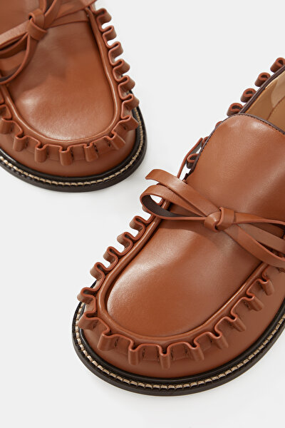 TAN LEATHER SHOE 4