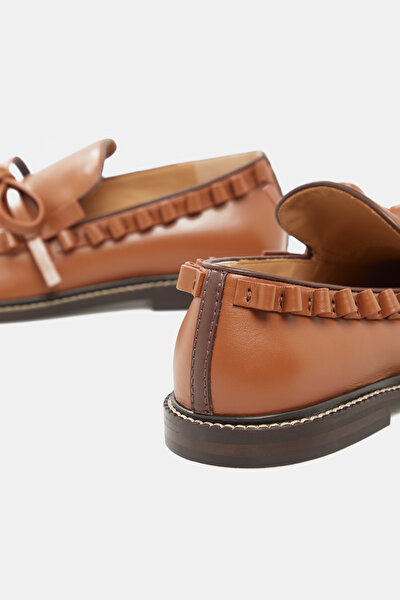 TAN LEATHER SHOE 5