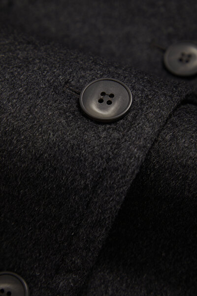 ANTHRACITE WOOL OVERCOAT 5