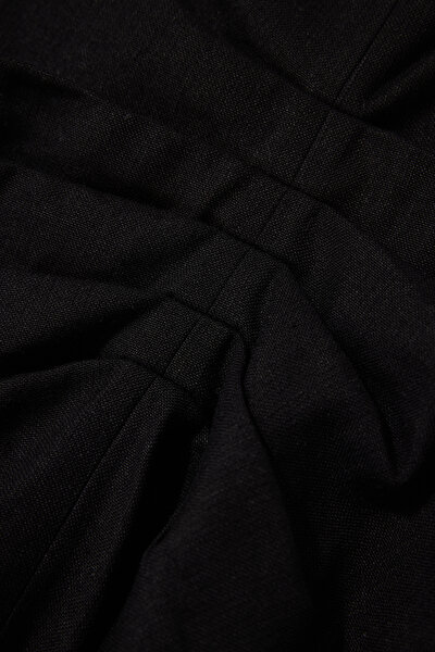 BLACK LINEN SKIRT 4