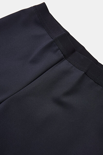 NAVY BLUE SKINNY LEG TROUSERS 3