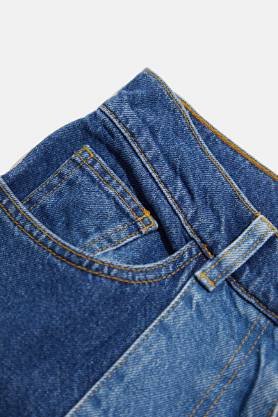BLUE WIDE LEG TROUSERS 5