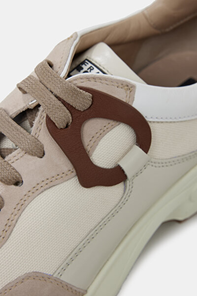 BEJ DERİ SNEAKER 5
