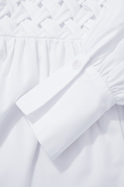 WHITE LONG SLEEVE DRESS 9