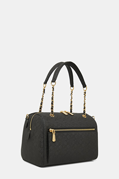 BLACK MONOGRAM BAG 3