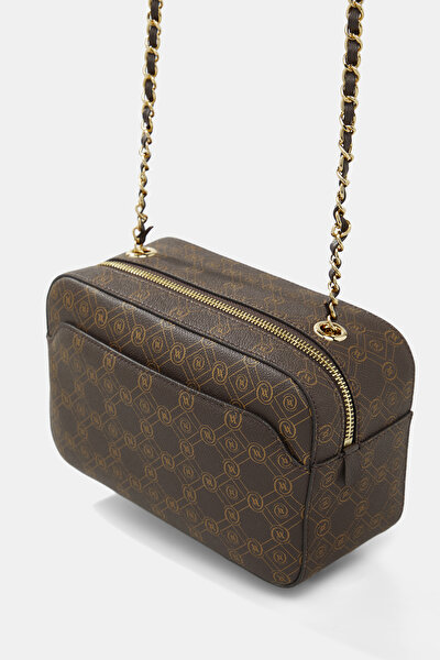 BEIGE MONOGRAM BAG 5