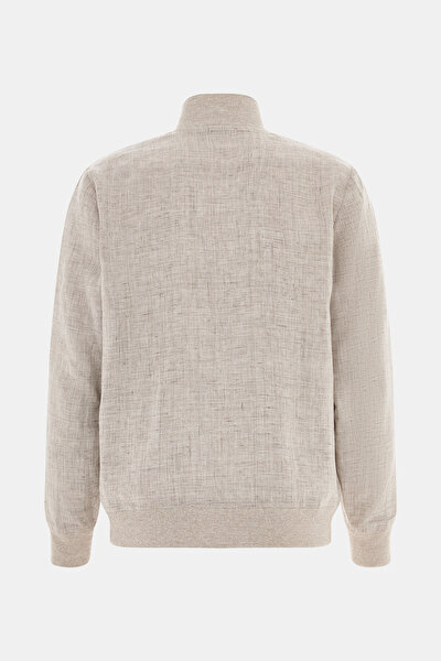 GREY LINEN COAT 5