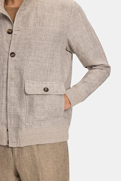 GREY LINEN COAT 3