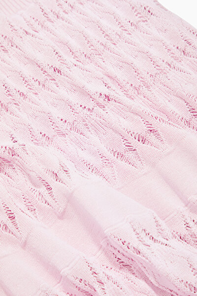 PEMBE KOLSUZ ELBİSE 8