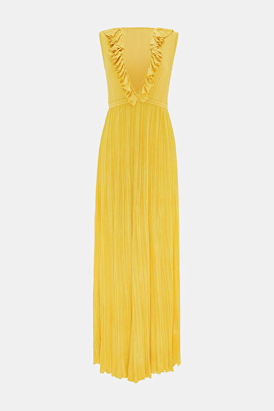 YELLOW SLEEVELESS DRESS 9