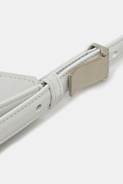 WHITE LEATHER BAG 5