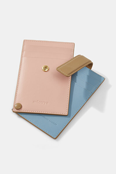 MULTICOLOR LEATHER CARD HOLDER 5