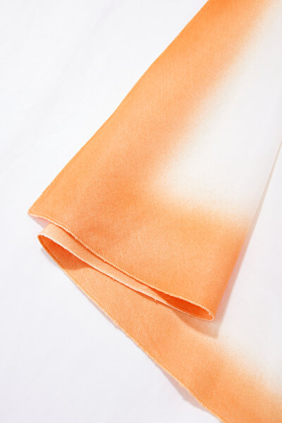 ORANGE SLEEVELESS DRESS 9