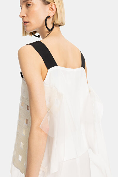 BLACK SLEEVELESS BLOUSE 5