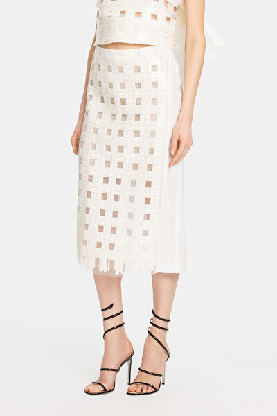 ECRU MIDI SKIRT 3