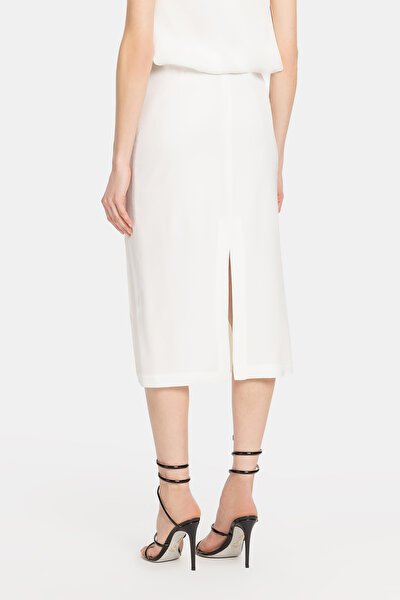 ECRU MIDI SKIRT 4