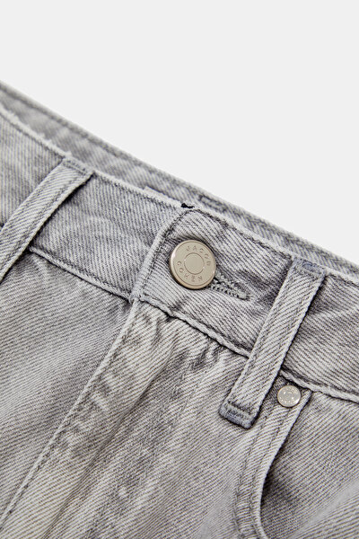 GRİ BOL PAÇA JEAN PANTOLON 3