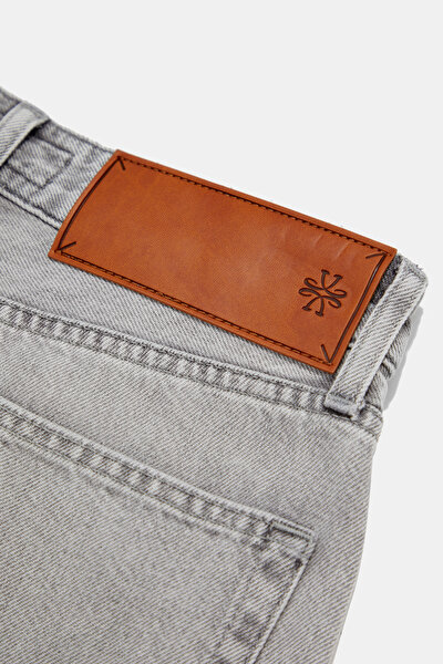 GRİ BOL PAÇA JEAN PANTOLON 5