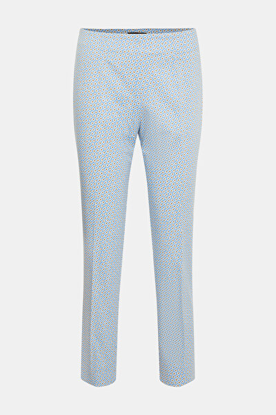 ECRU DESIGN FILLED SKINNY LEG TROUSERS 4