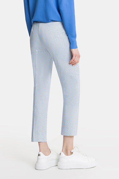 ECRU DESIGN FILLED SKINNY LEG TROUSERS 3