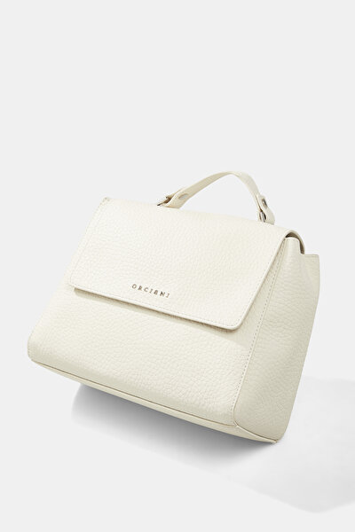 WHITE LEATHER BAG 5