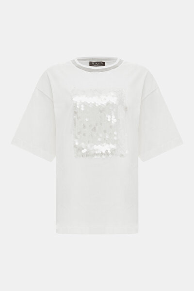 ECRU BASIC / ROUND NECKLINE SHORT SLEEVE TSHIRT 5