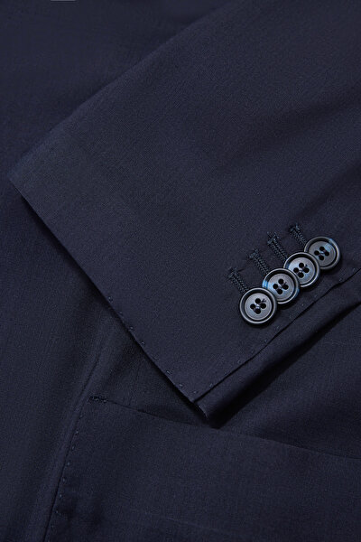 NAVY BLUE WOOL/SILK SUIT 9