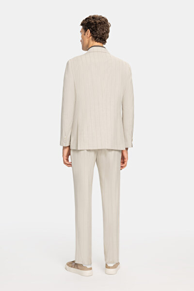 ECRU WOOL/SILK SUIT 3