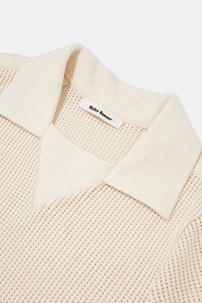 CREAM LONG SLEEVE BLOUSE 3