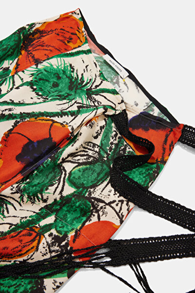 MULTICOLOR LINEN SKIRT 3