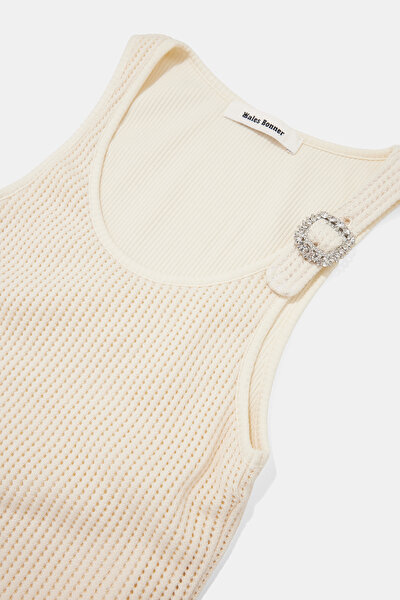 CREAM MIDI DRESS 3