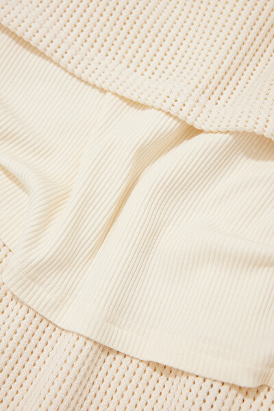 CREAM MIDI DRESS 5