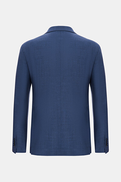 NAVY BLUE WOOL/SILK SUIT 8