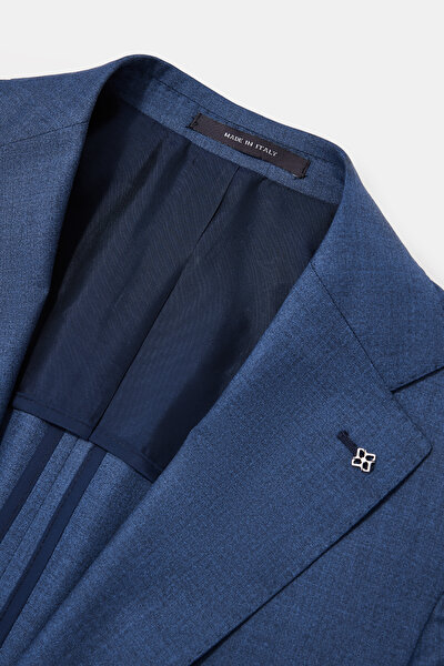 NAVY BLUE WOOL/SILK SUIT 9
