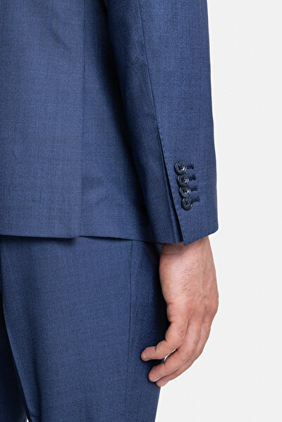 NAVY BLUE WOOL/SILK SUIT 5