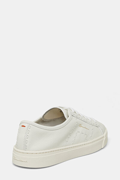 BEIGE LEATHER SNEAKER 3