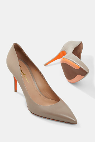 GREY LEATHER SHOES 4