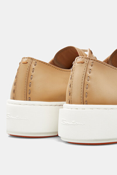 BEJ DERİ SNEAKER 4