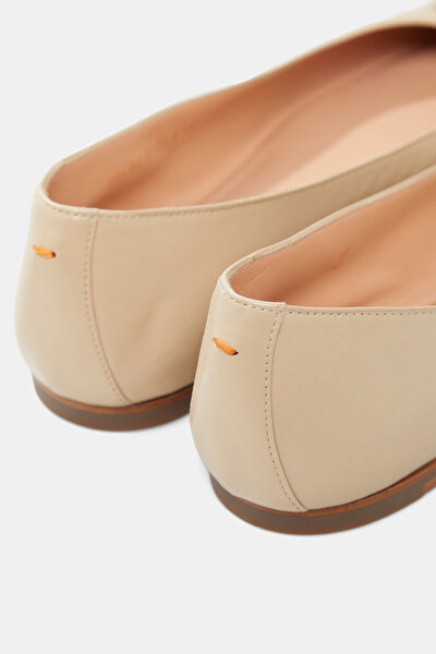 BEIGE FLAT SHOES 4